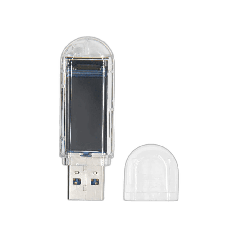 LilyGO T-Dongle-C5 หน้าตรงพร้อมฝาครอบ